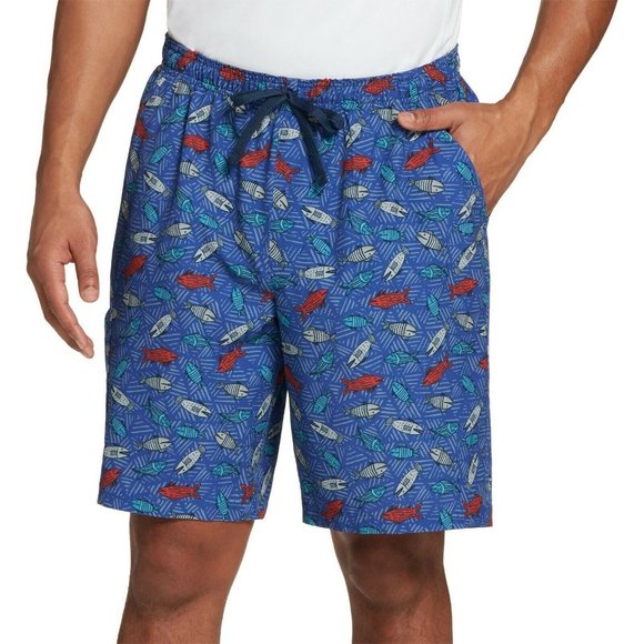 F&S Men's Printed Pull on ' Yankee Fish Blue' Fishing Short MFA2024P Size L - Picture 1 of 5